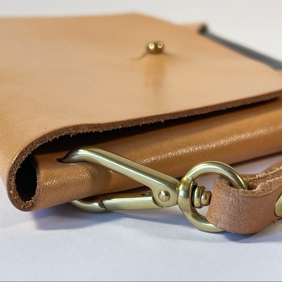 Son of a Sailor Emma Clutch  Tan and black - Picture 8 of 12